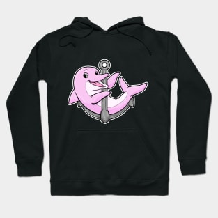 Dolphin with Anchor Hoodie